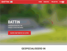 Tablet Screenshot of gardeniersbedrijfdattin.nl